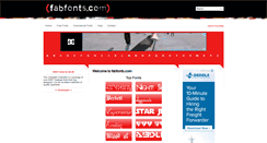 Desktop Screenshot of fabfonts.com